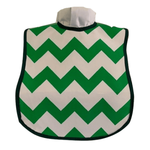 Green Chevron Oil Cloth